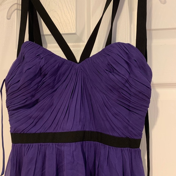 Jill Jill Stuart Women's Strappy Silk Chiffon Gown - Picture 9 of 9